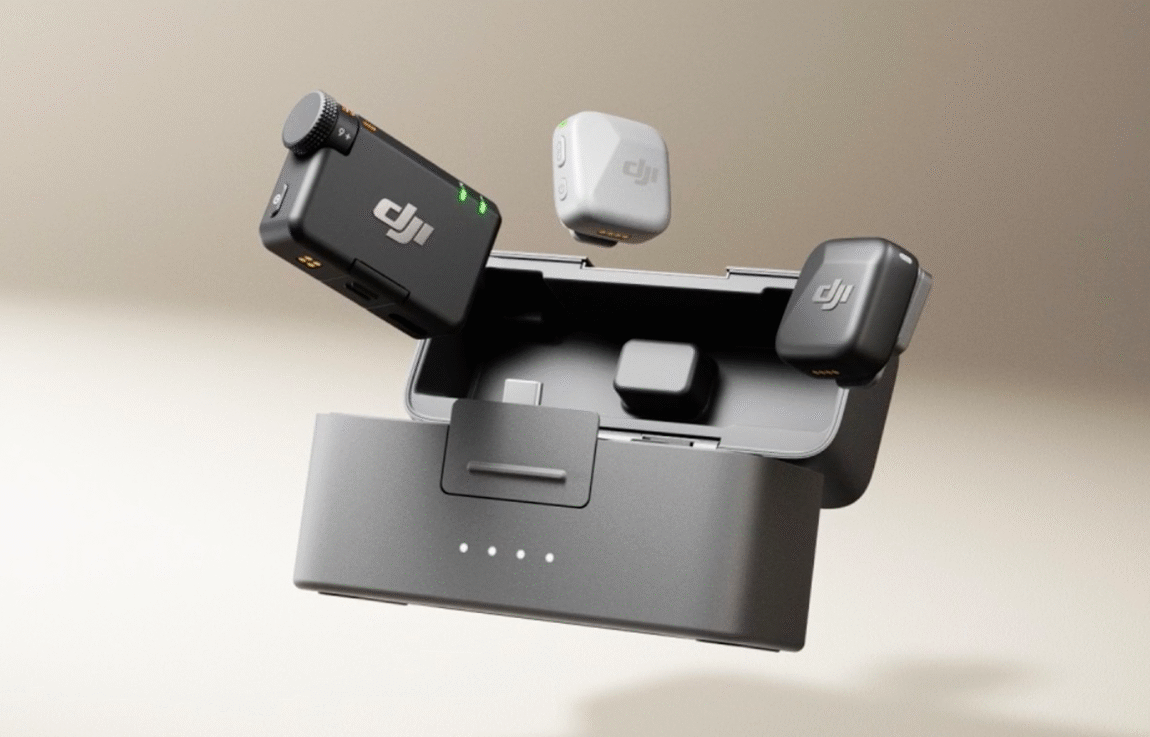 DJI Mic Mini – беспроводной компактный микрофон с функцией записи