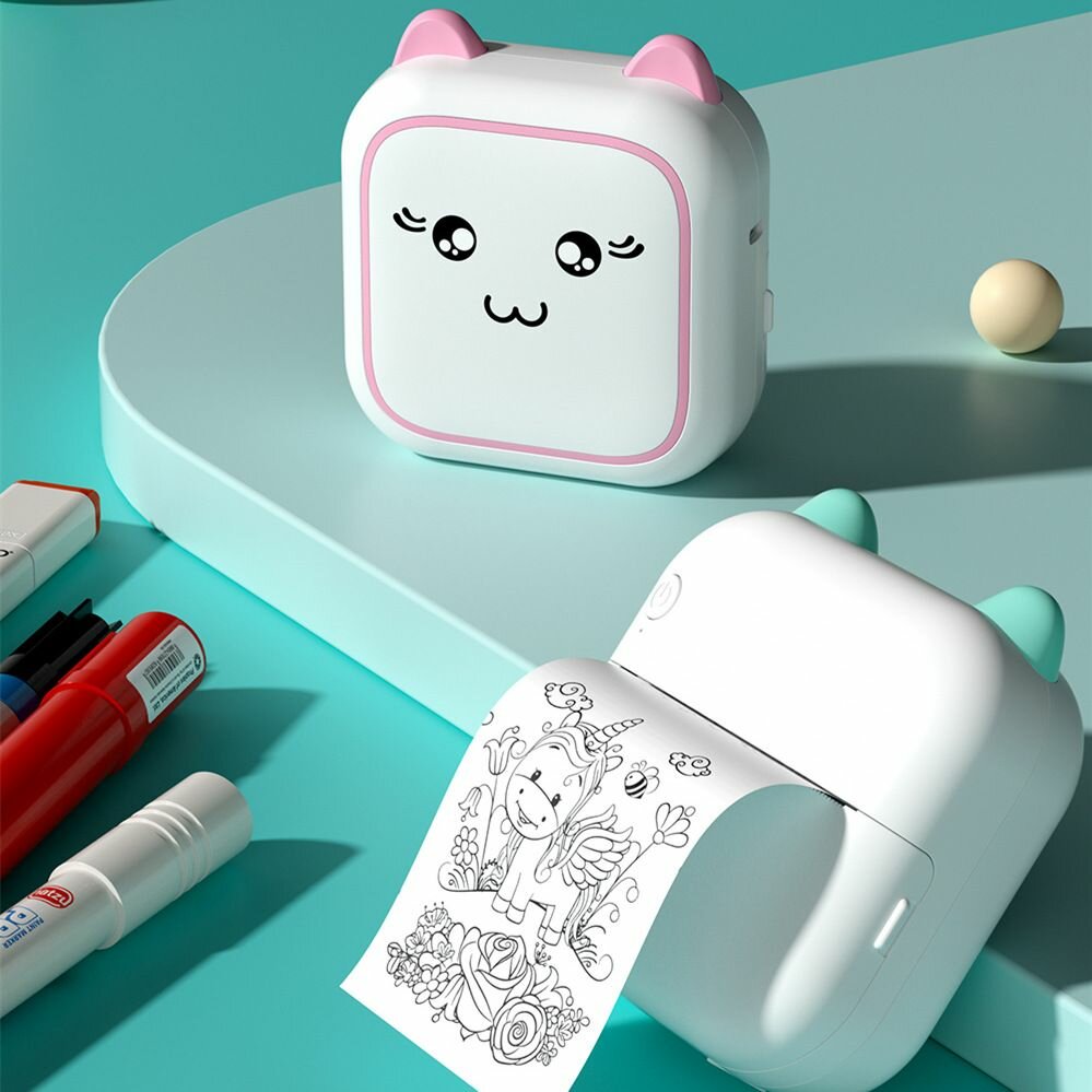 Unusual123 Мини-принтер MINIDYJ термо, Монохромный