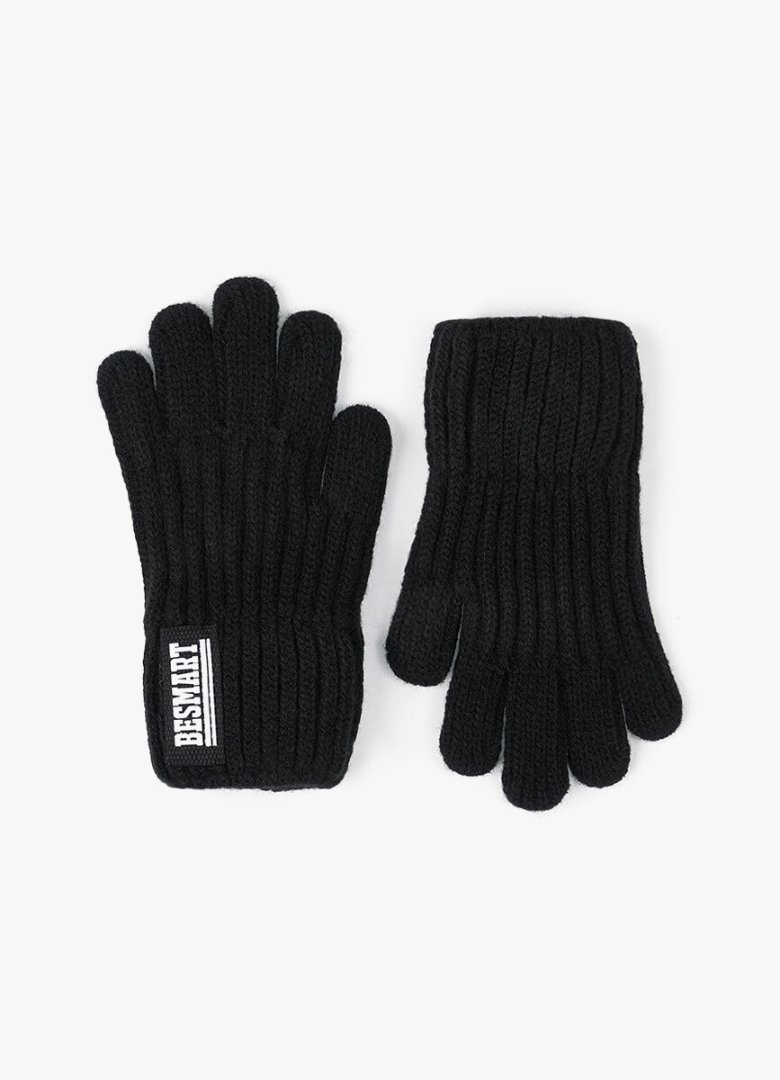 Перчатки Funday для мальчиков размер M/L черный