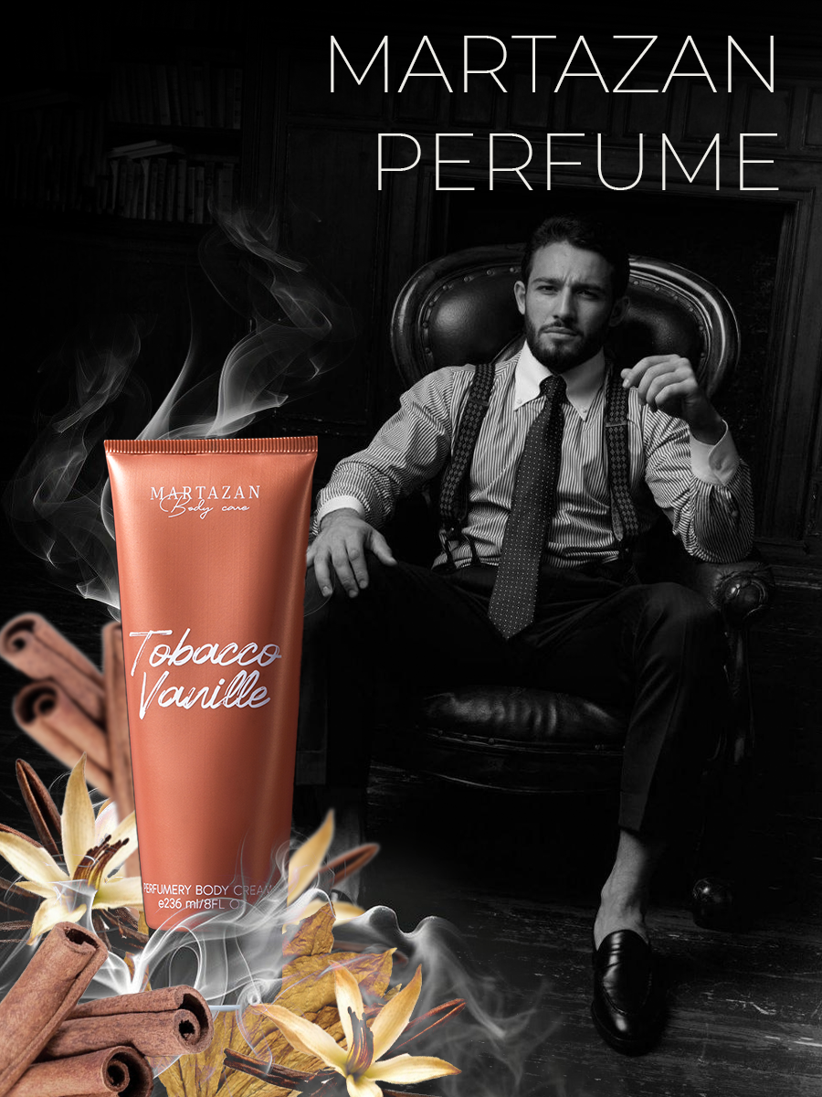 Крем Martazan Perfume "Tobacco Vanille", для тела, гипоаллергенный, парфюмированный, 236 мл