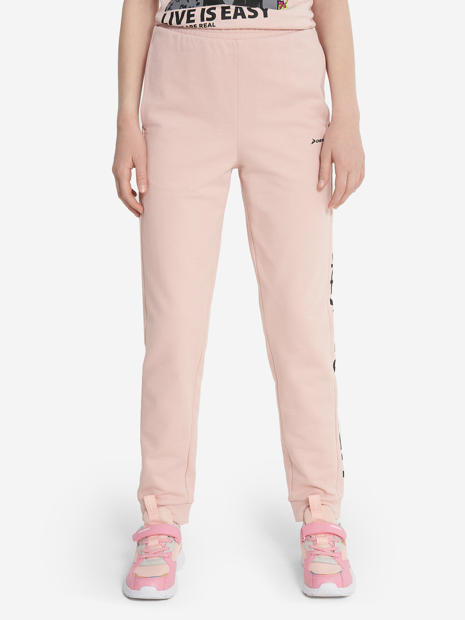 Брюки Demix, размер 134-140, бежевый — фото 1