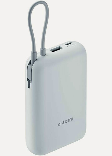 Изображение товара Внешний аккумулятор Xiaomi 20000mAh (Integrated Cable) GL Light Gray