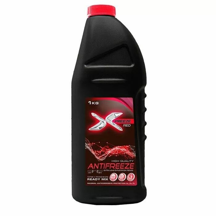 Антифриз X-FREEZE Red, в п/э бутылке 1кг