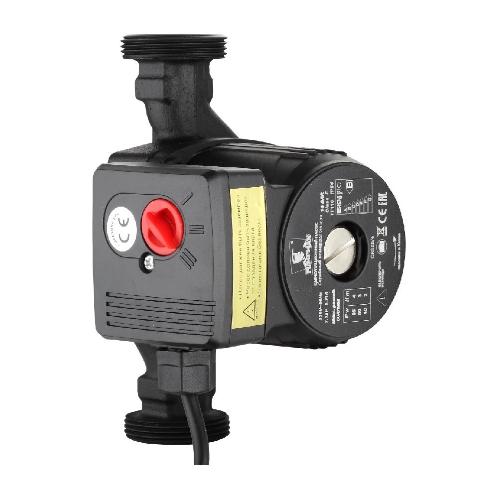 Насос PUMPMAN циркуляционный GRS32/6 (Pmax-100Вт Hmax-6м Qmax-55л/мин 180мм с гайками и кабелем)