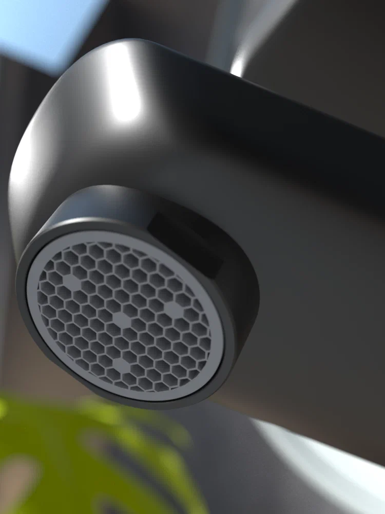 Смеситель для раковины/умывальника ESKO LG26B черный, гарантия 10 лет — фото 1