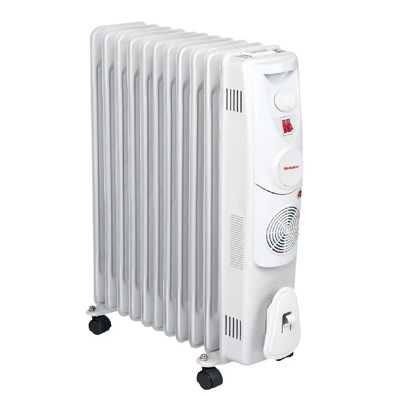 Масляный радиатор Shivaki SH-OH-1152, Безопасность: Влагозащитный корпус, Вес: 5.3 кг, Высота: 68.5 см