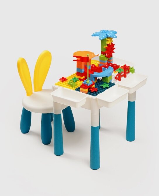 Игрушка детский игровой столик-лего Table 6в1 100-105 предметов