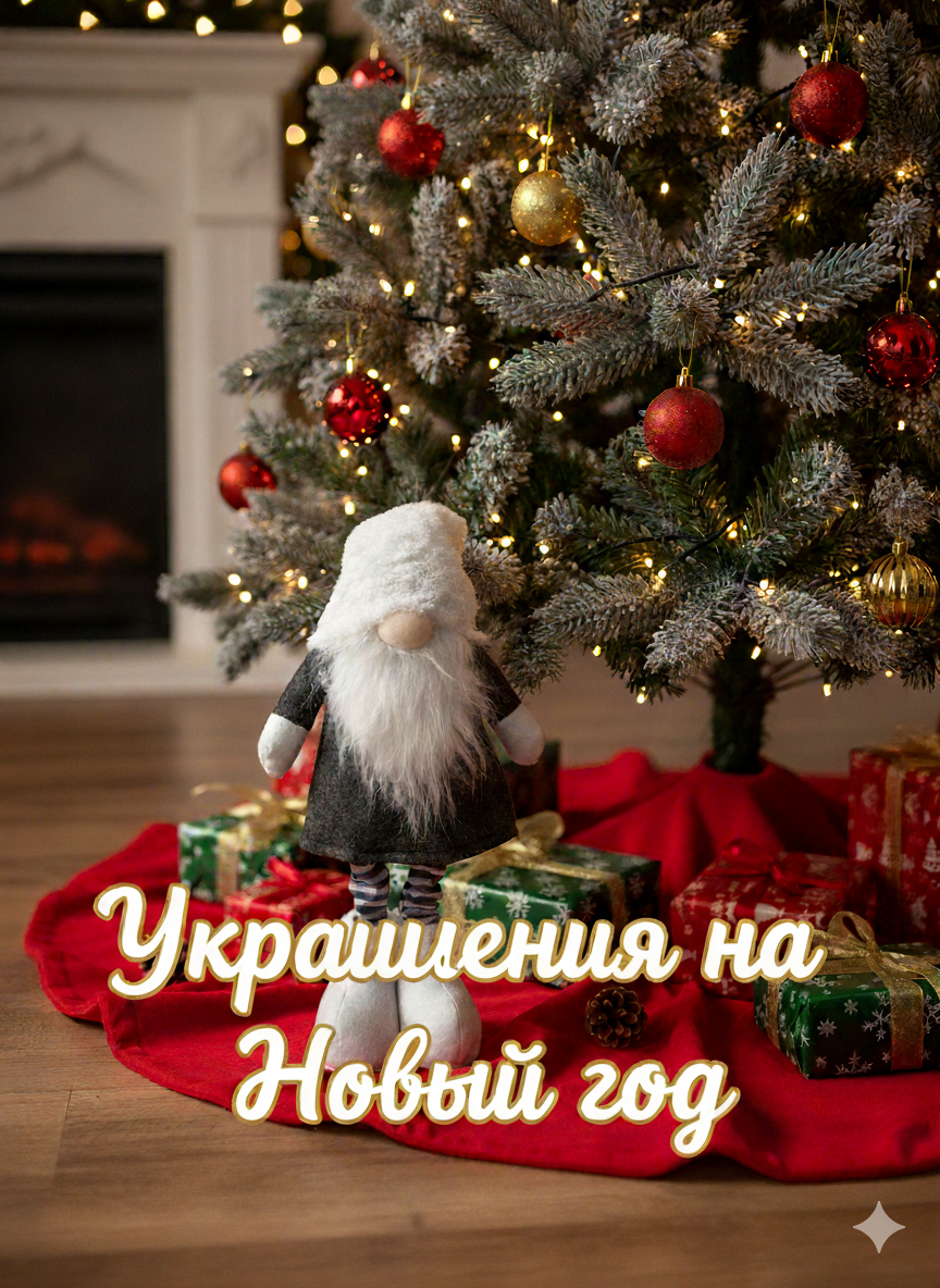 Рождественский гномик 60 см (белый)/ большой гном/ фигурка новогодняя/ гном на ножках/ гном с выдвижными ножками