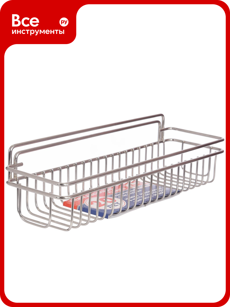 Полка VANSTORE Ribs прямая 1-но ярусная (нержавеющая сталь) 016-00