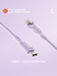 Кабель COMMO Jelly USB Type-C - Lightning MFI, 1,2 м Лавандовый
