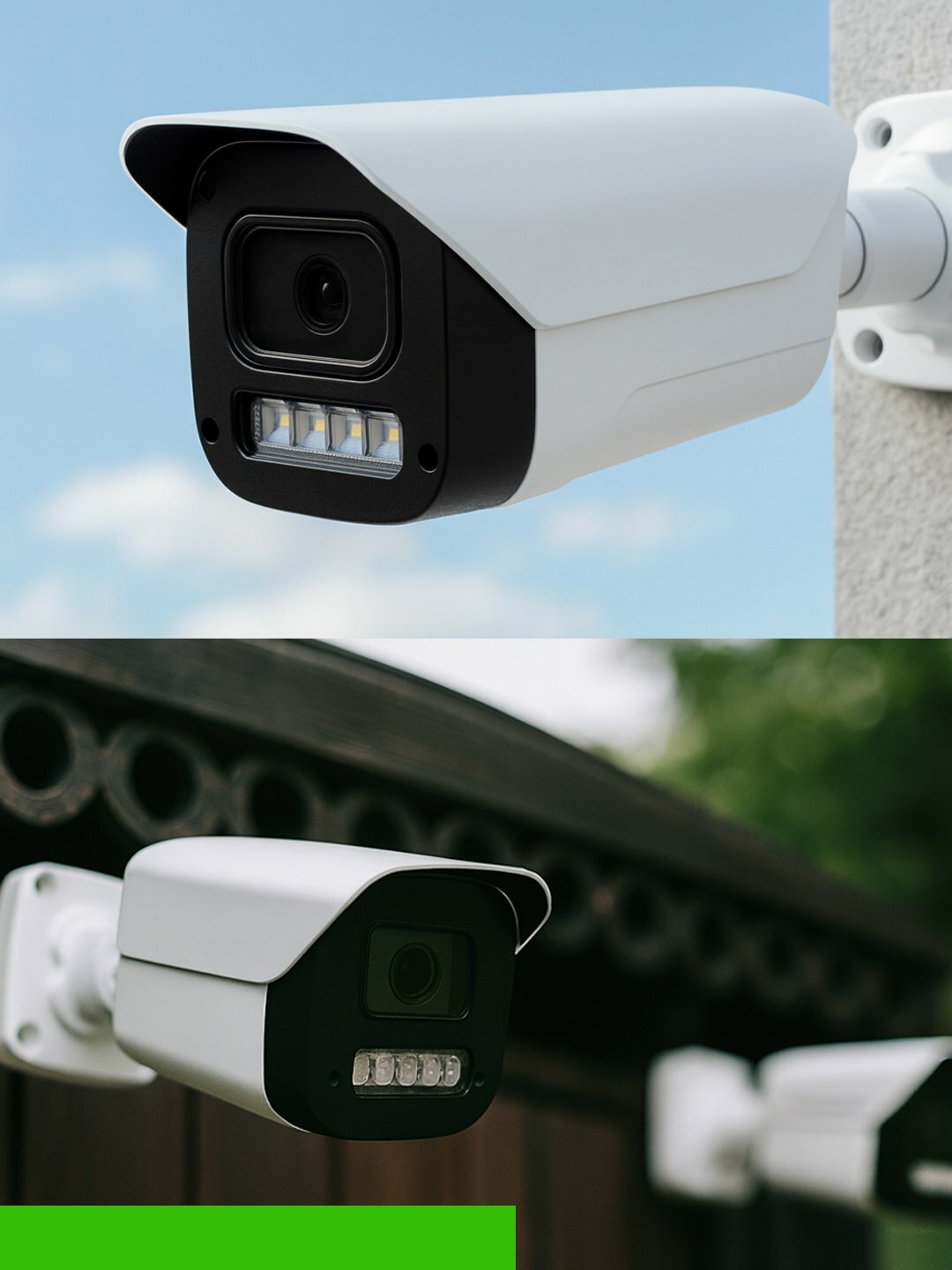 Комплект видеонаблюдения, 4K, с микрофоном, ночное видение, IP67