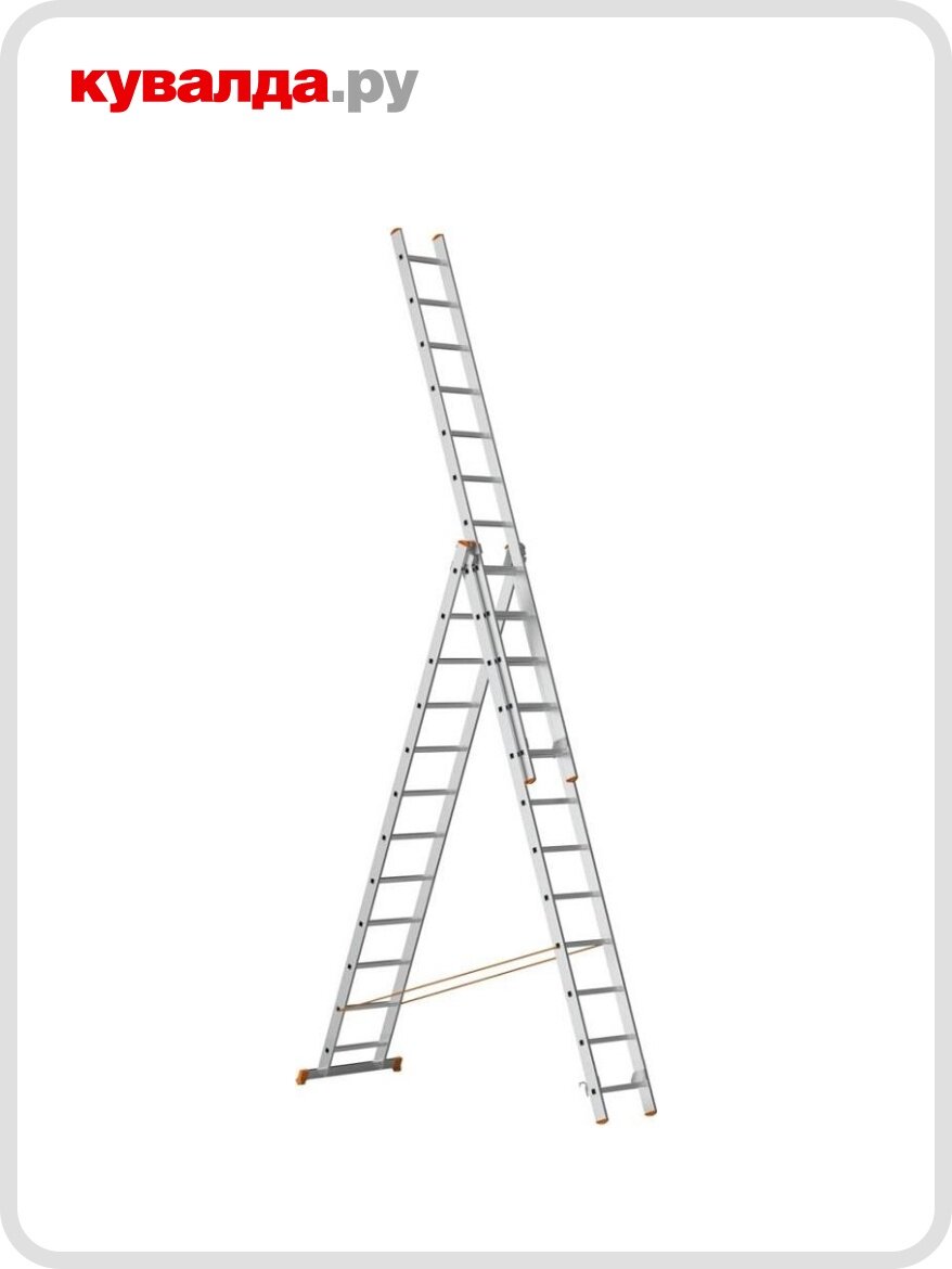 Лестница-стремянка трехсекционная Sarayli 3х12
