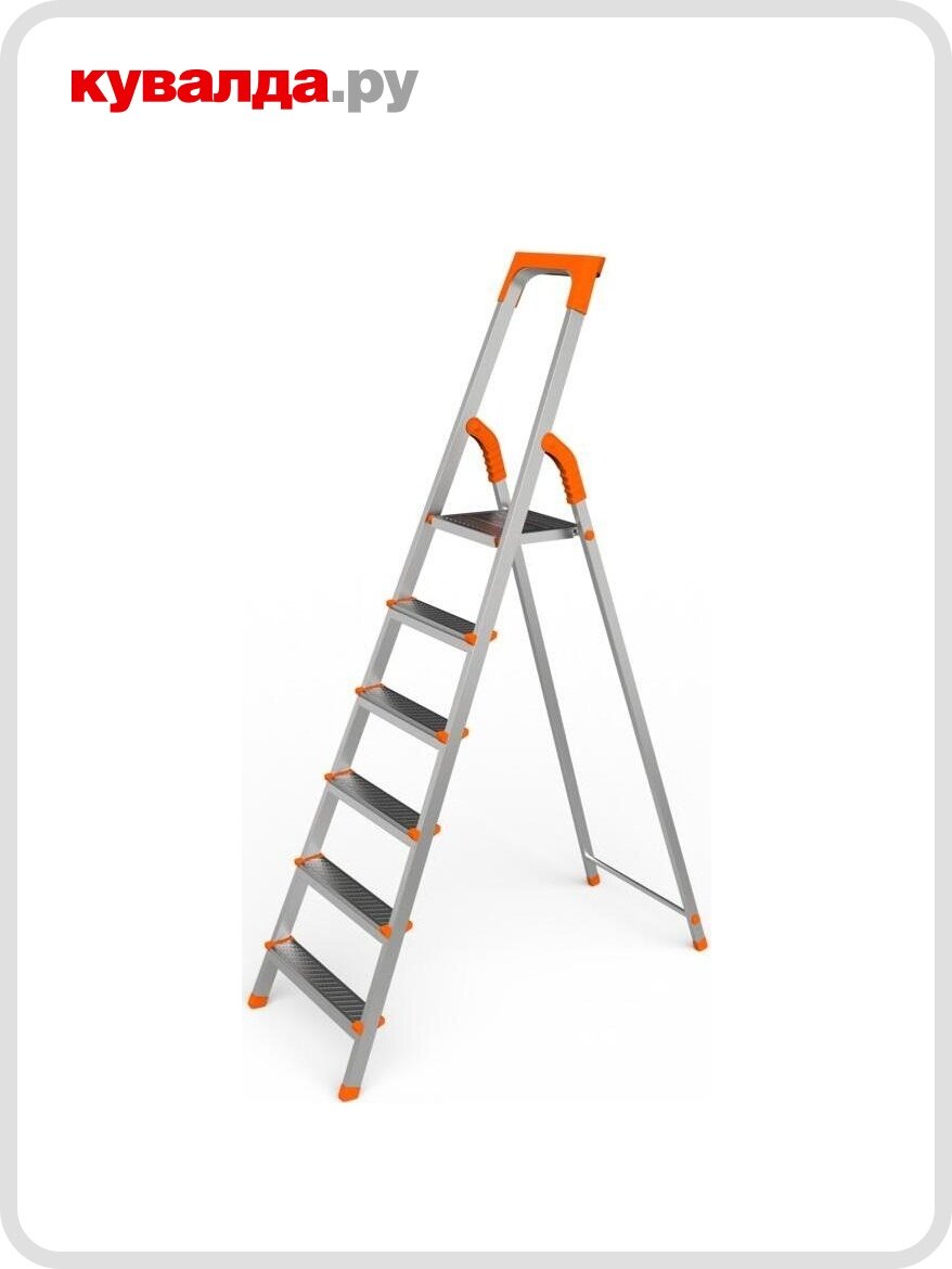 Стремянка стальная Sarayli Европа 6 ступеней