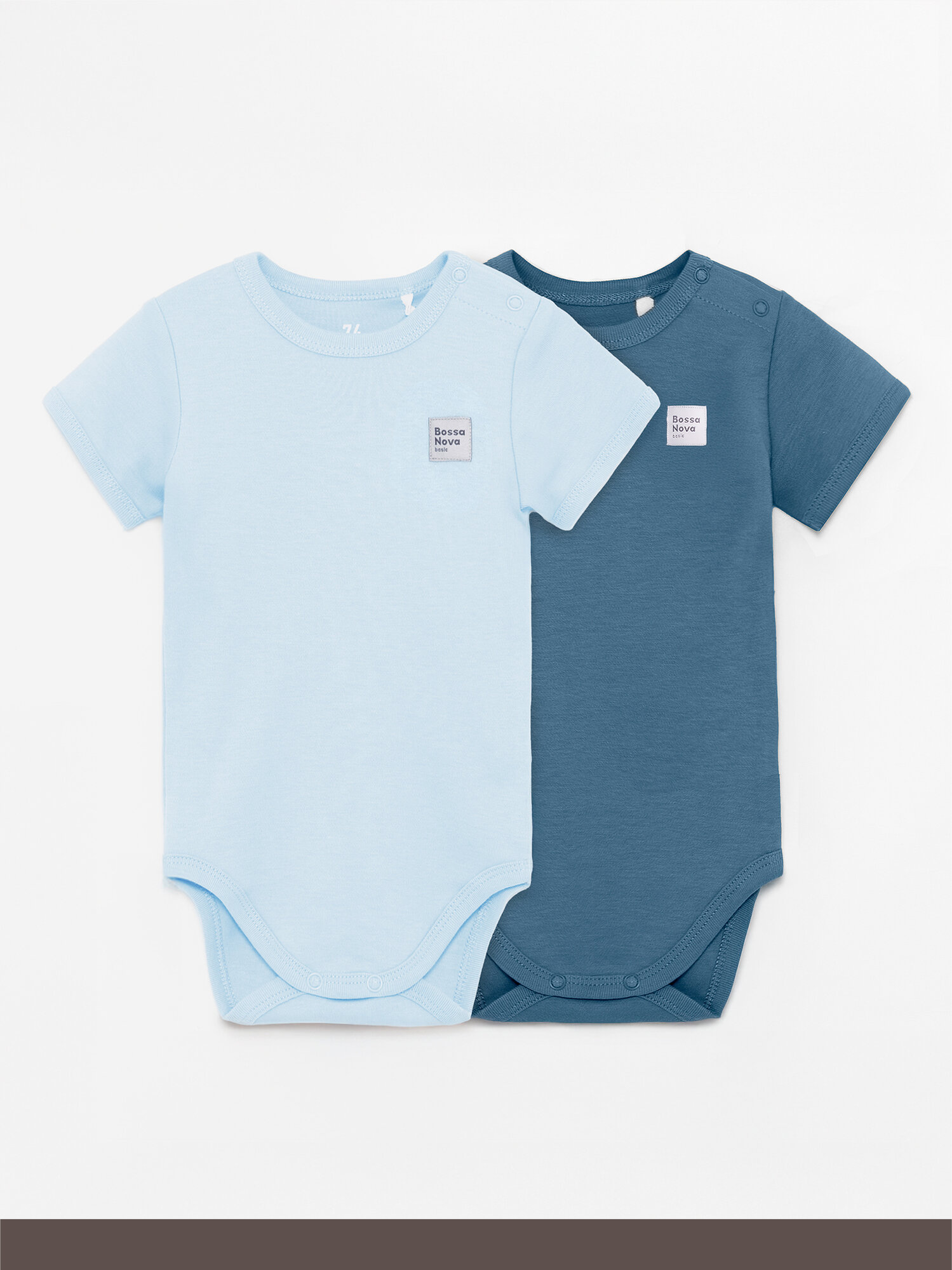 Боди Bossa Nova размер 80 голубой/синий