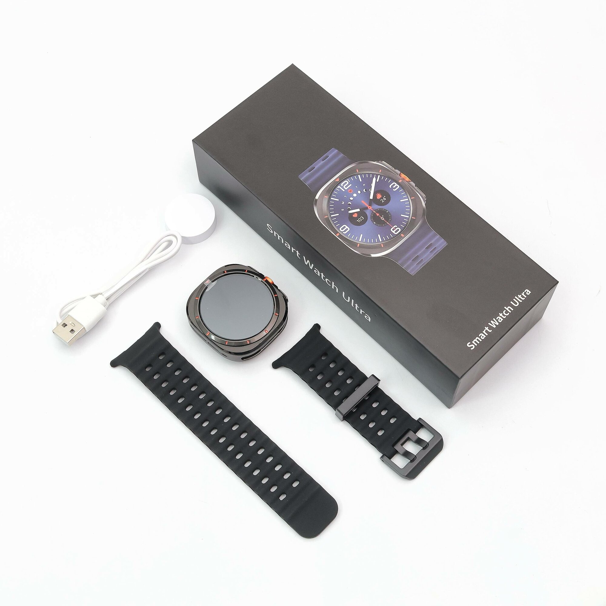 Умные часы Galaxy Watch8 Ultra, Bluetooth, 46 мм, максимальный комфорт- от сна до тренировок, copy