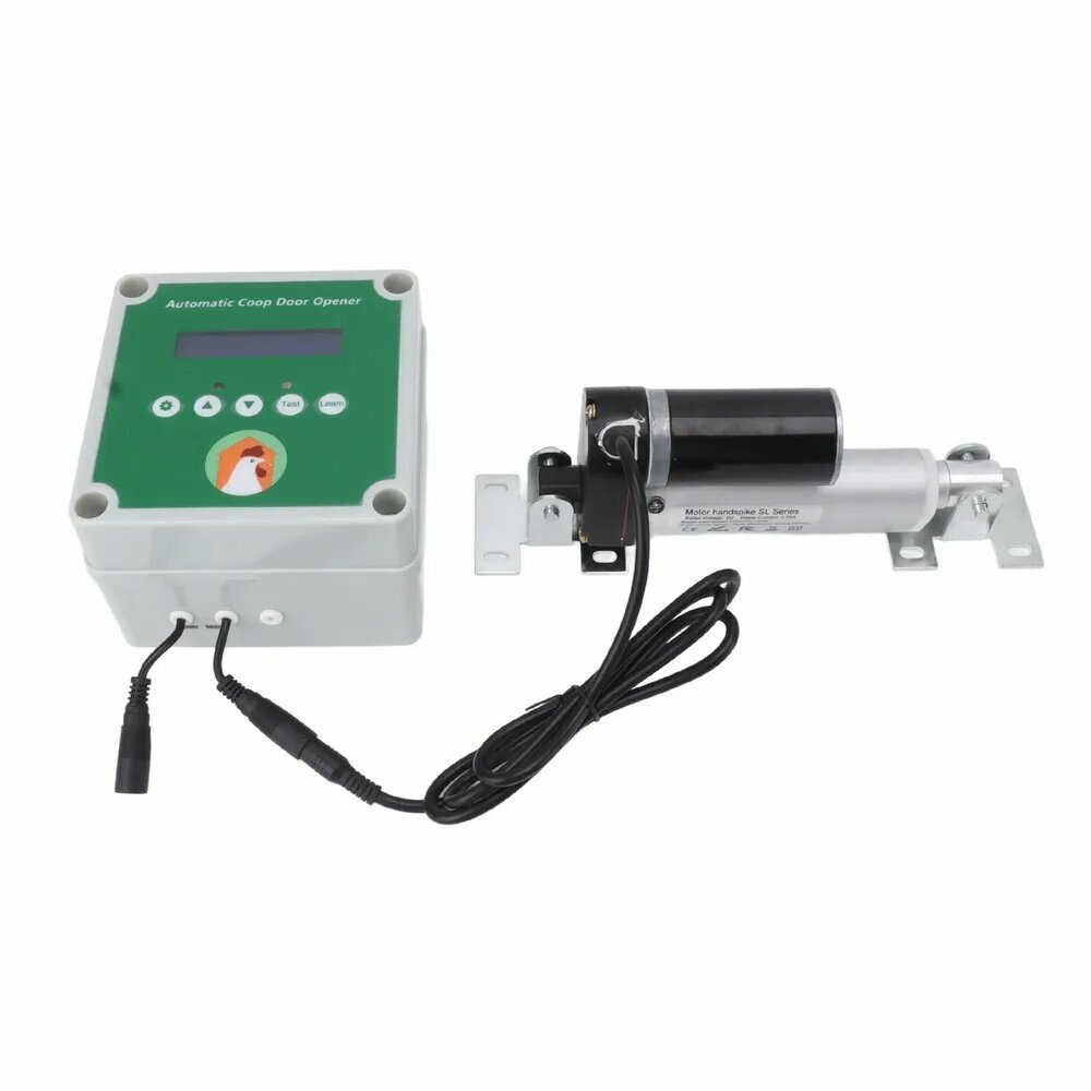 Автоматический комплект для открывания двери курятника с пультом ДУ и программируемым таймером