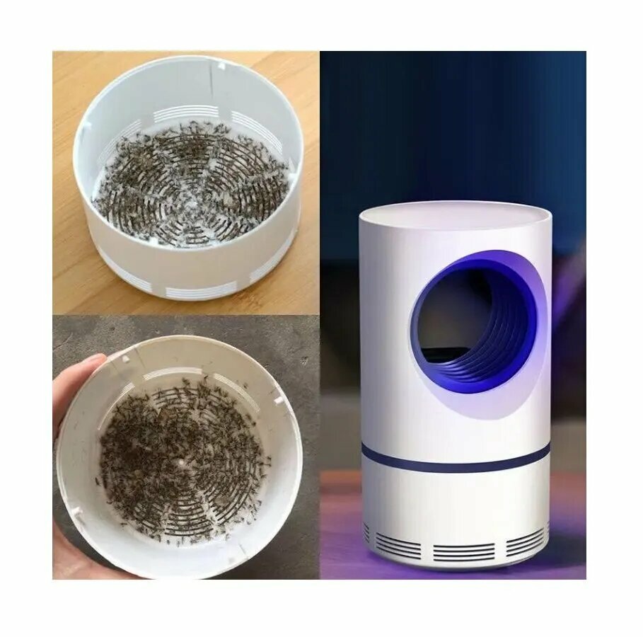 Антимоскитные Лампы Xiaomi Уничтожитель летающих насекомых с УФ технологией / Антимоскитная лампа от комаров, мошек черная