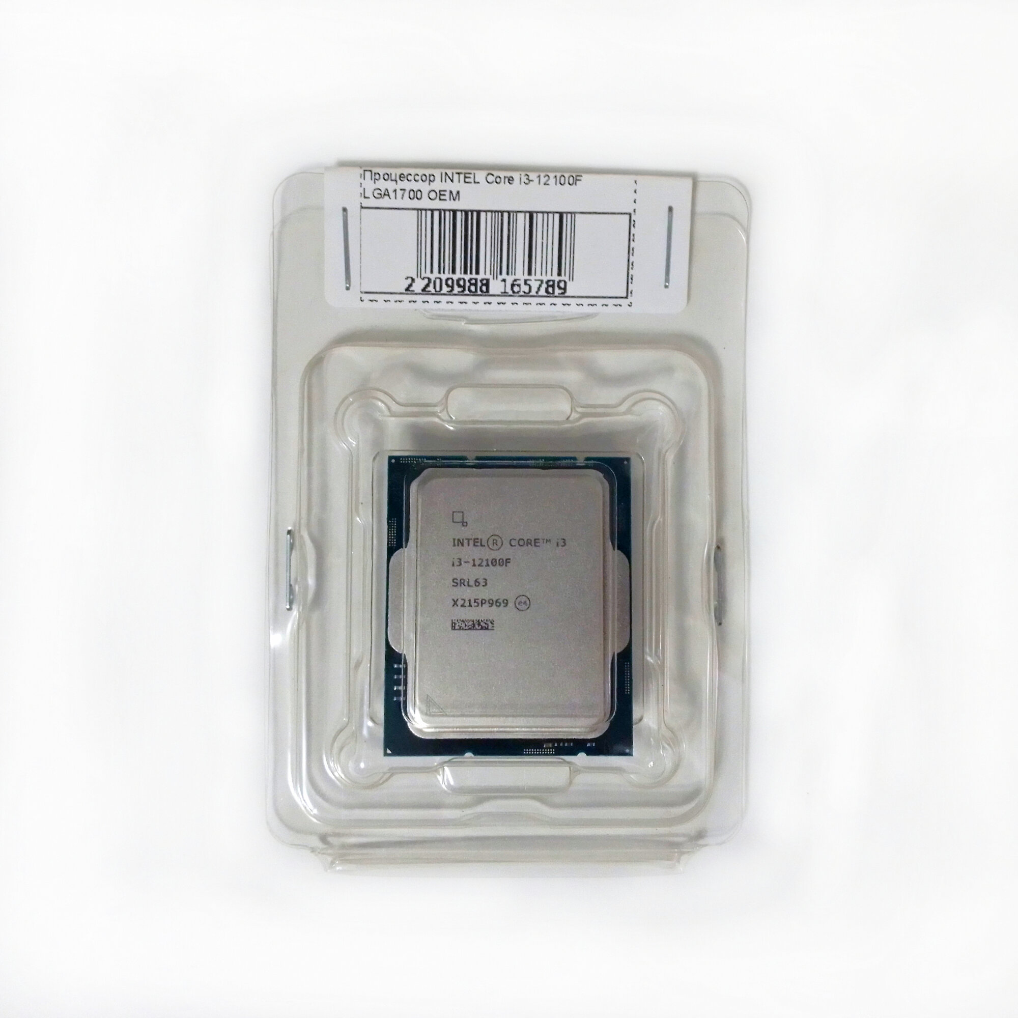 Intel-Core i3 - 12100F, 3.3 GHz, 12MB, oem, LGA1700, Alder Lake — фото 1