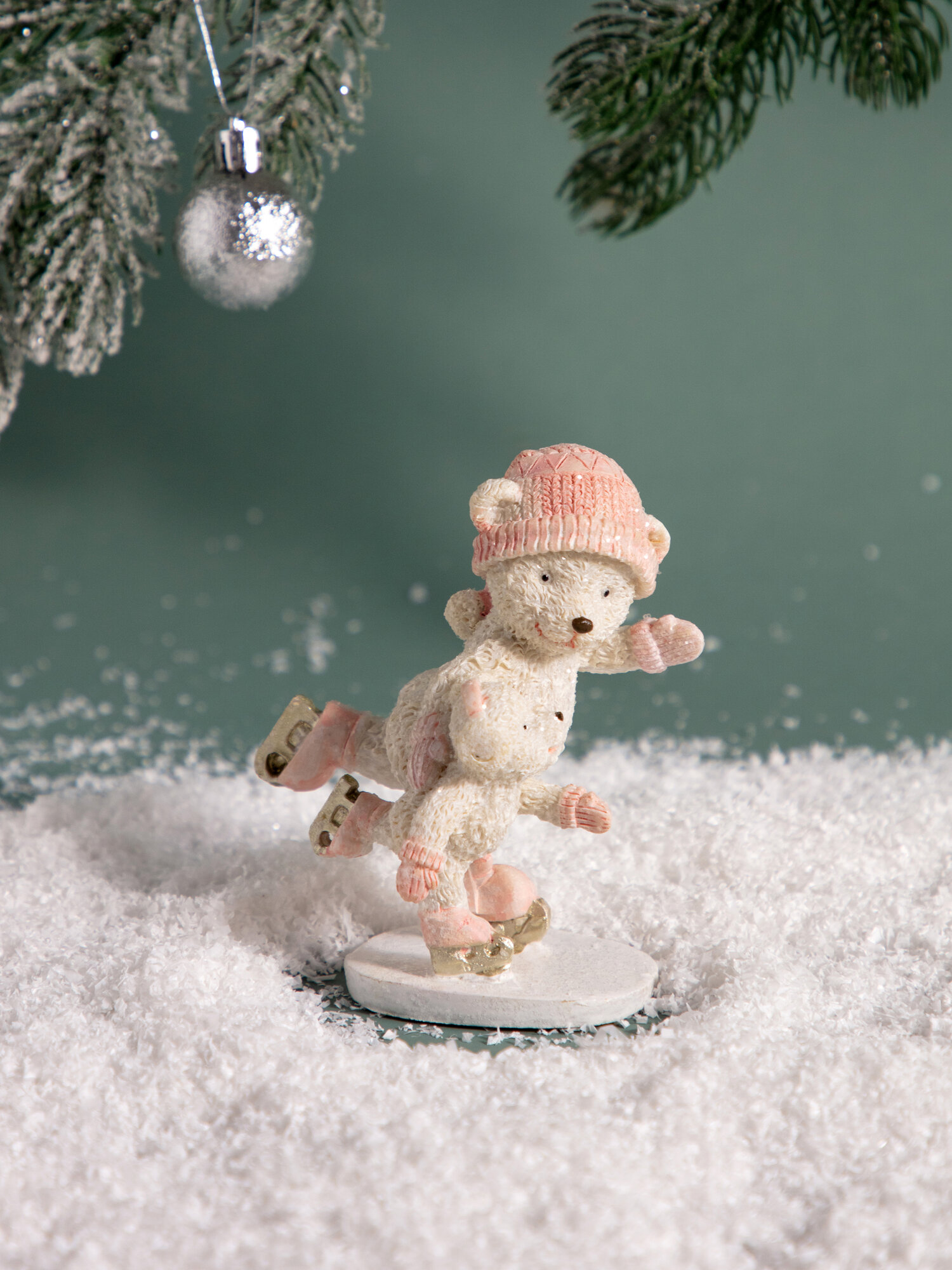 Статуэтка Lefard "Мишка", 8,5х6х11 см, полистоун, новогодняя фигурка — фото 1