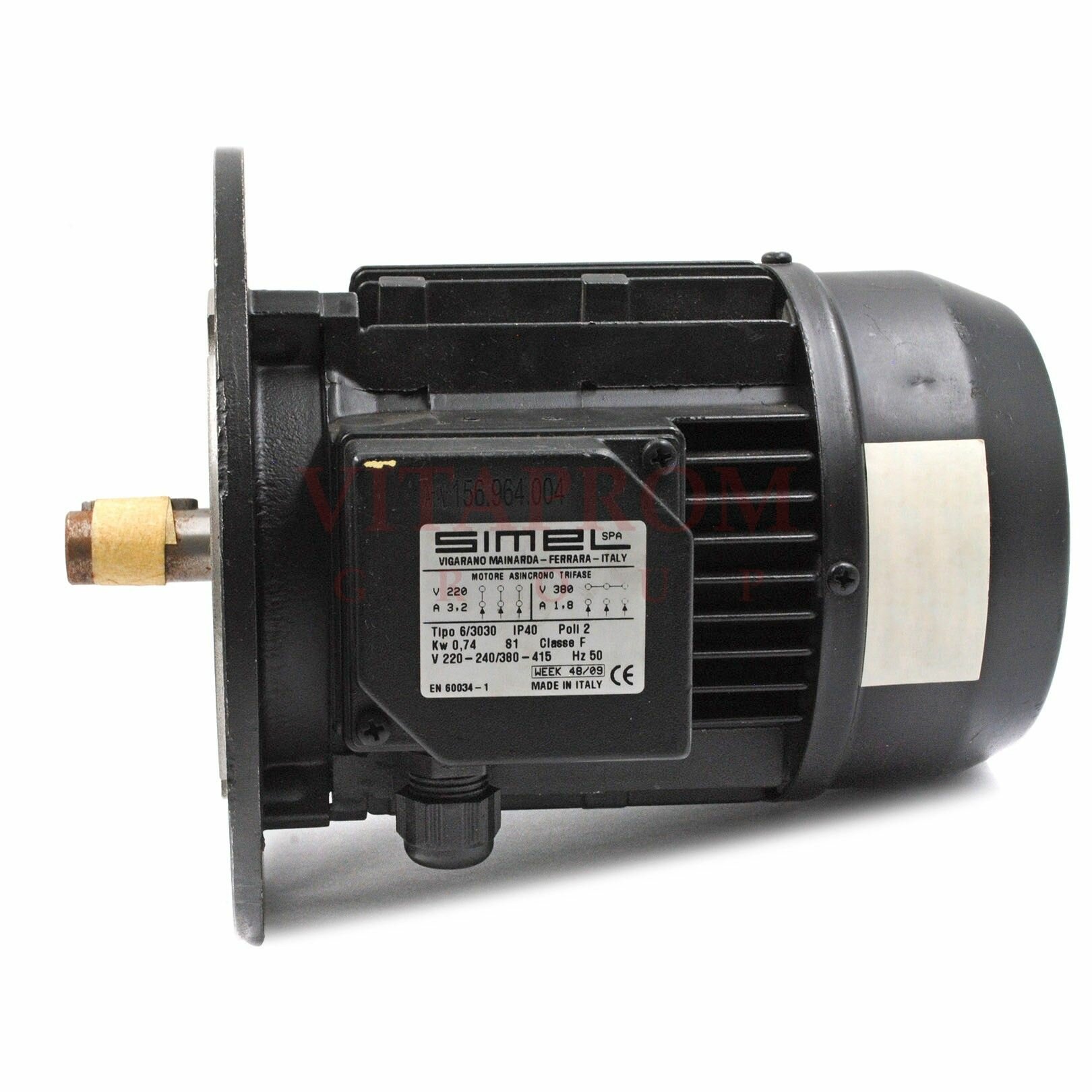 Электродвигатель Baltur 6/3030 Simel 0005010059 Kw 074 S1 V220-240/380-415 Hz50 Class F