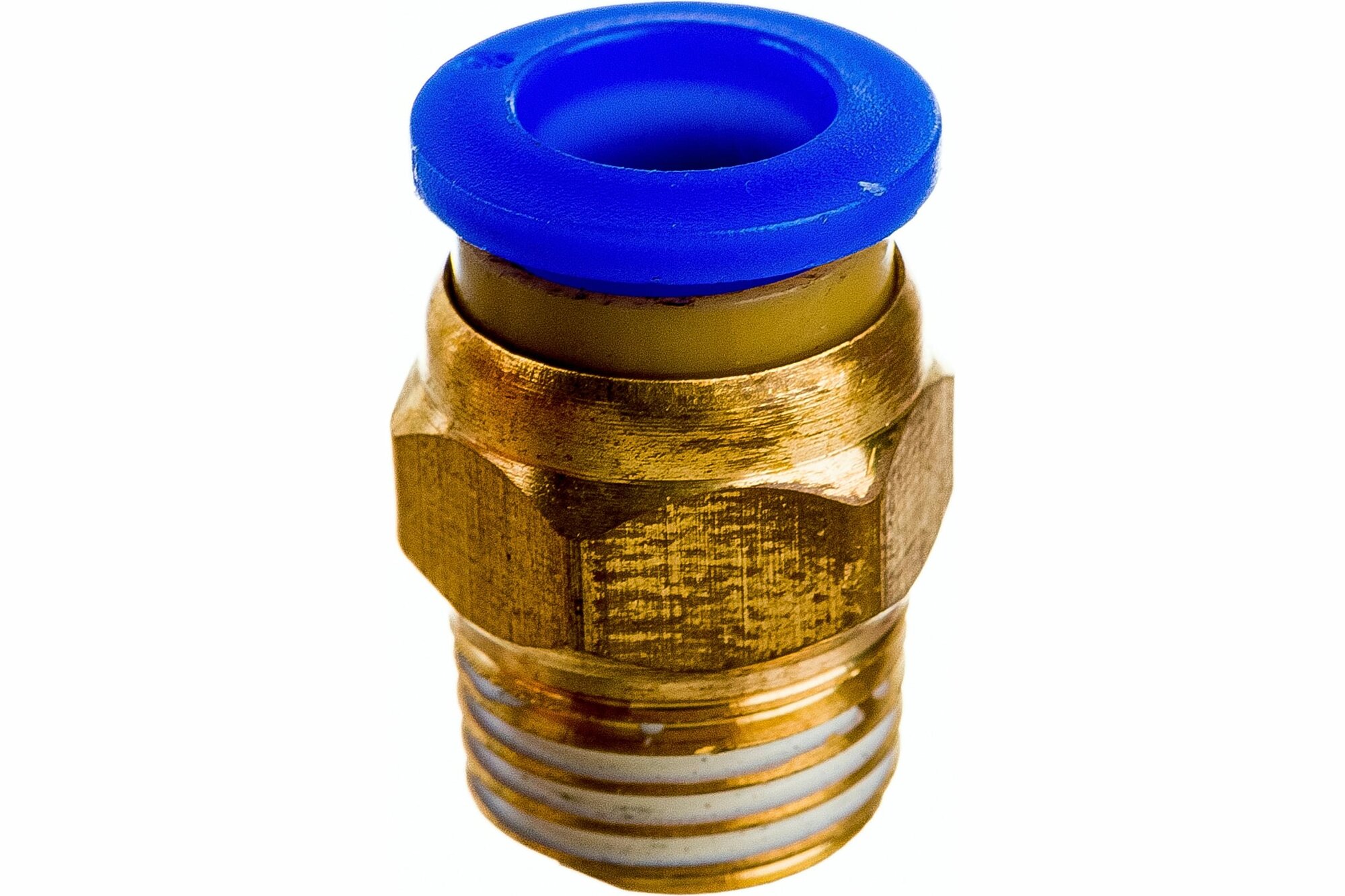 Фитинг быстросъемный для трубки 12мм наружная резьба 1/4 дюйма