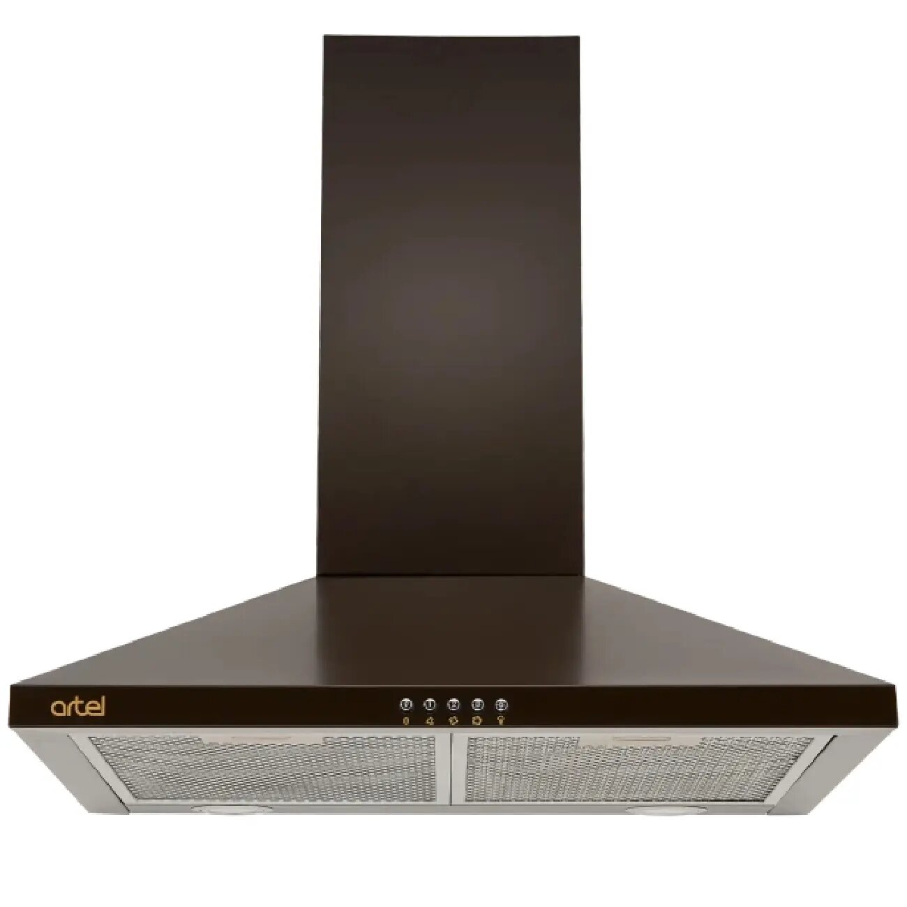 Вытяжка Artel Prima 0860 L Коричневый, 50 см, светодиодное, Антивозвратный клапан, 63 см, 110 Вт