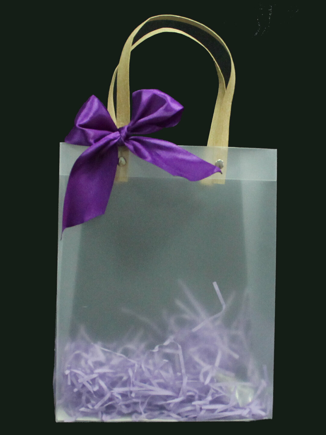 Подарочный набор из 4-х упаковок с бантиком и LED подсветкой, сумка размером 25×20×19, праздничный и стильный комплект