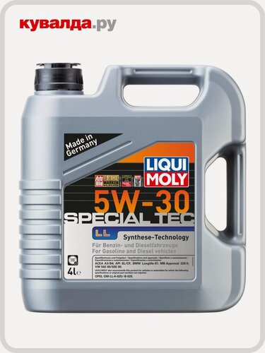 Изображение товара Масло моторное LIQUI MOLY SAE 5W30 Special Tec LL 4 л 7654/2339