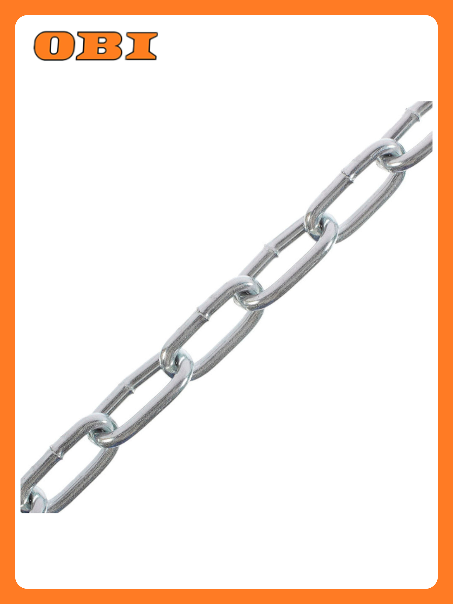 Цепь Tech-Krep Тундра оцинкованная сталь DIN 766 5м серебристая