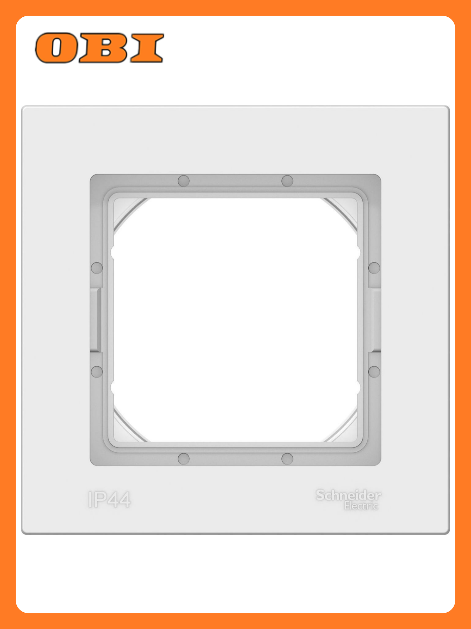Рамка Schneider Electric Systeme Electric AtlasDesign ATN440101  белая  ABS пластик  IP44