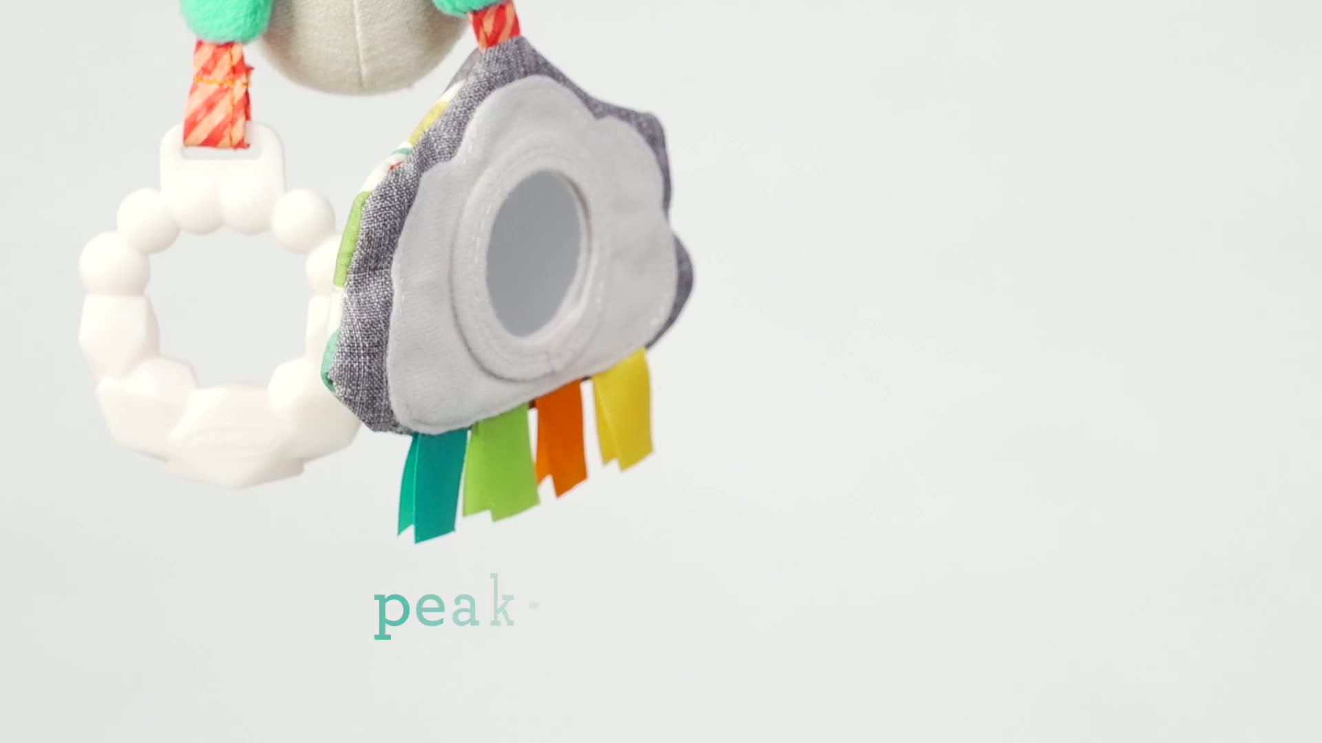 Подвесная игрушка Infantino для малышей слонёнок на воздушном шаре — фото 1