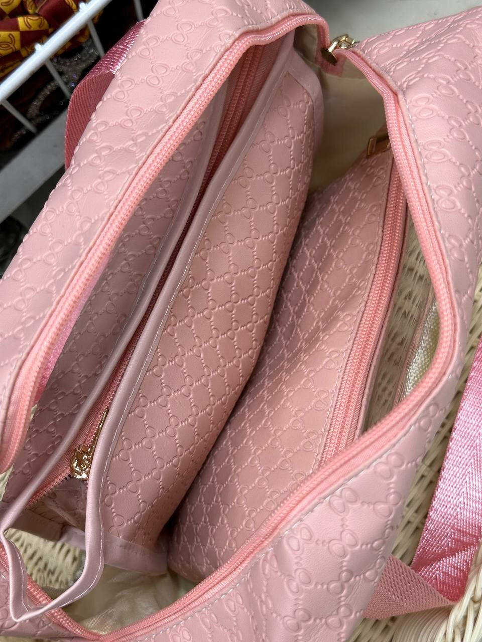 Косметичка ширина: 20 см., высота: 16 см., длина: 20 см., , розовый, — фото 1