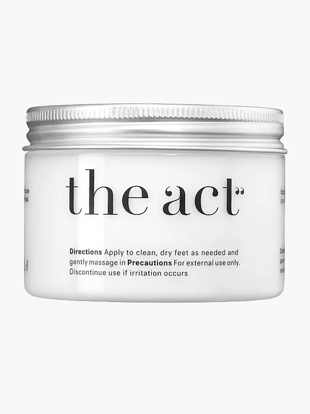 Крем-воск от трещин и сухости для рук, ног, локтей The Act, 150 г
