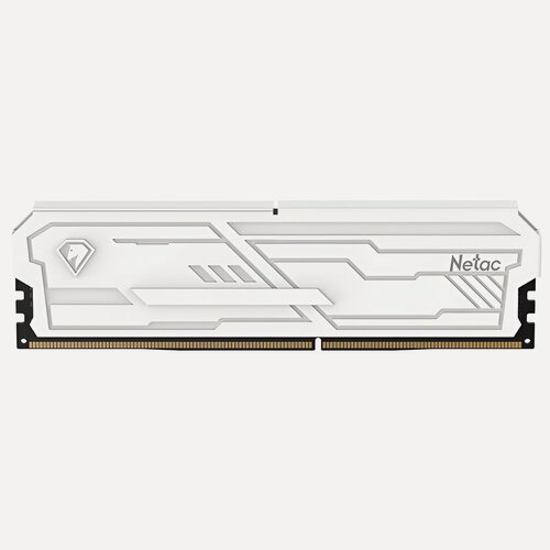 Изображение товара Модули памяти Netac Shadow III NTSHD5P60DP-32WC C38, белый, DDR5, DIMM, 32Gb (16Gbx2), 6000Mhz