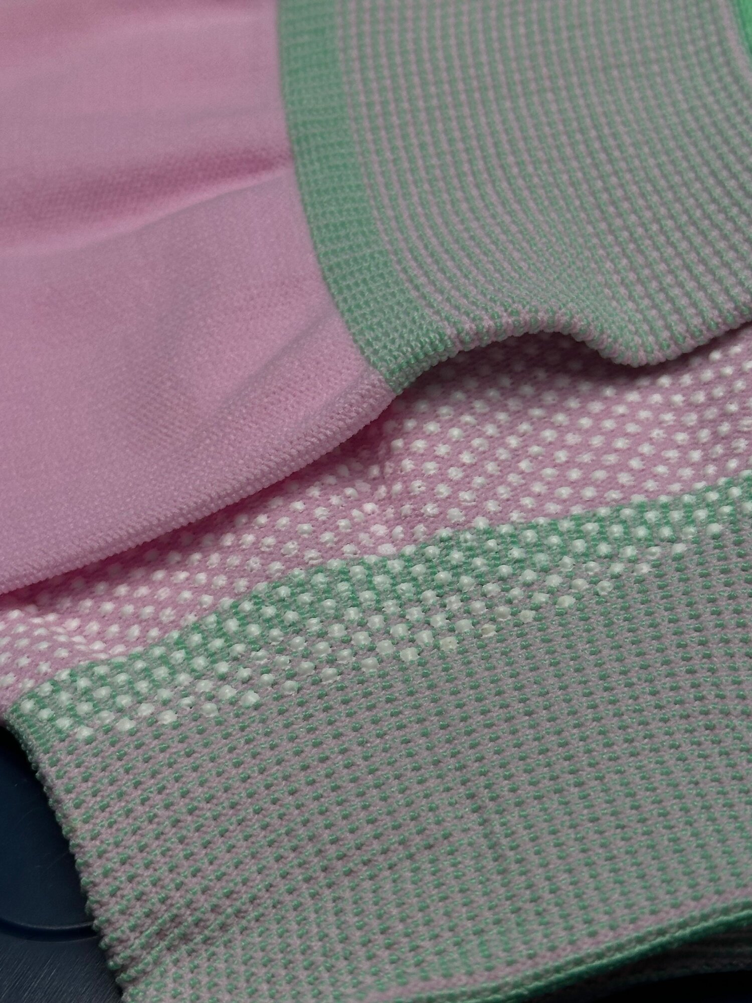 Чёткие перчатки 5 пар, L, розовые — фото 1