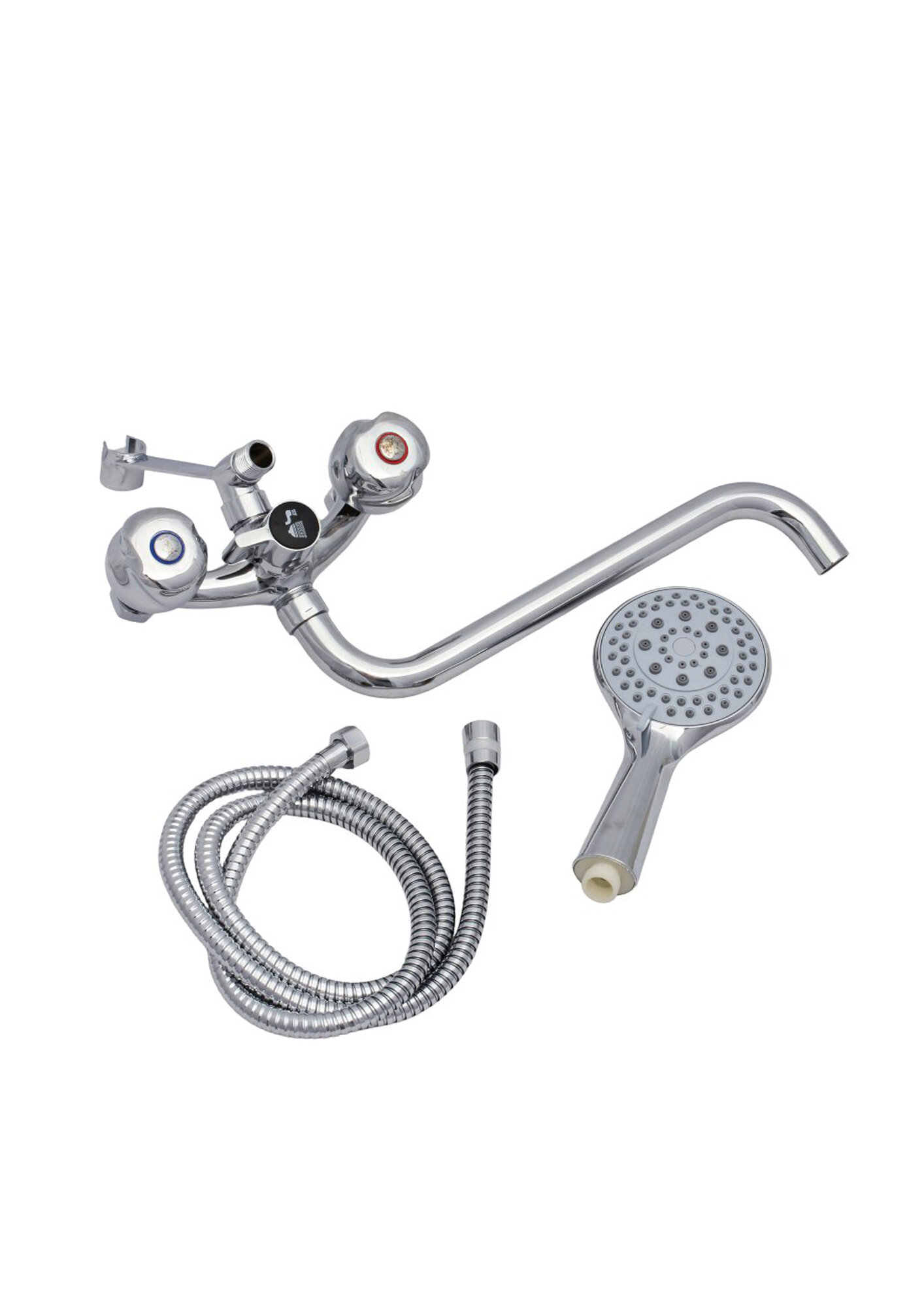 Душевой смеситель WASSERMAN WR-5330 с металлическим шлангом — фото 1