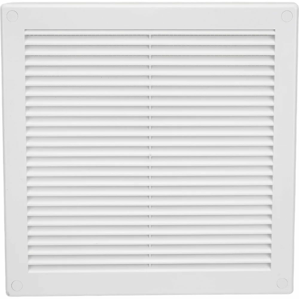 Решетка вентиляционная вытяжная без рамки (250x250 мм; белая) виенто 2525TRU