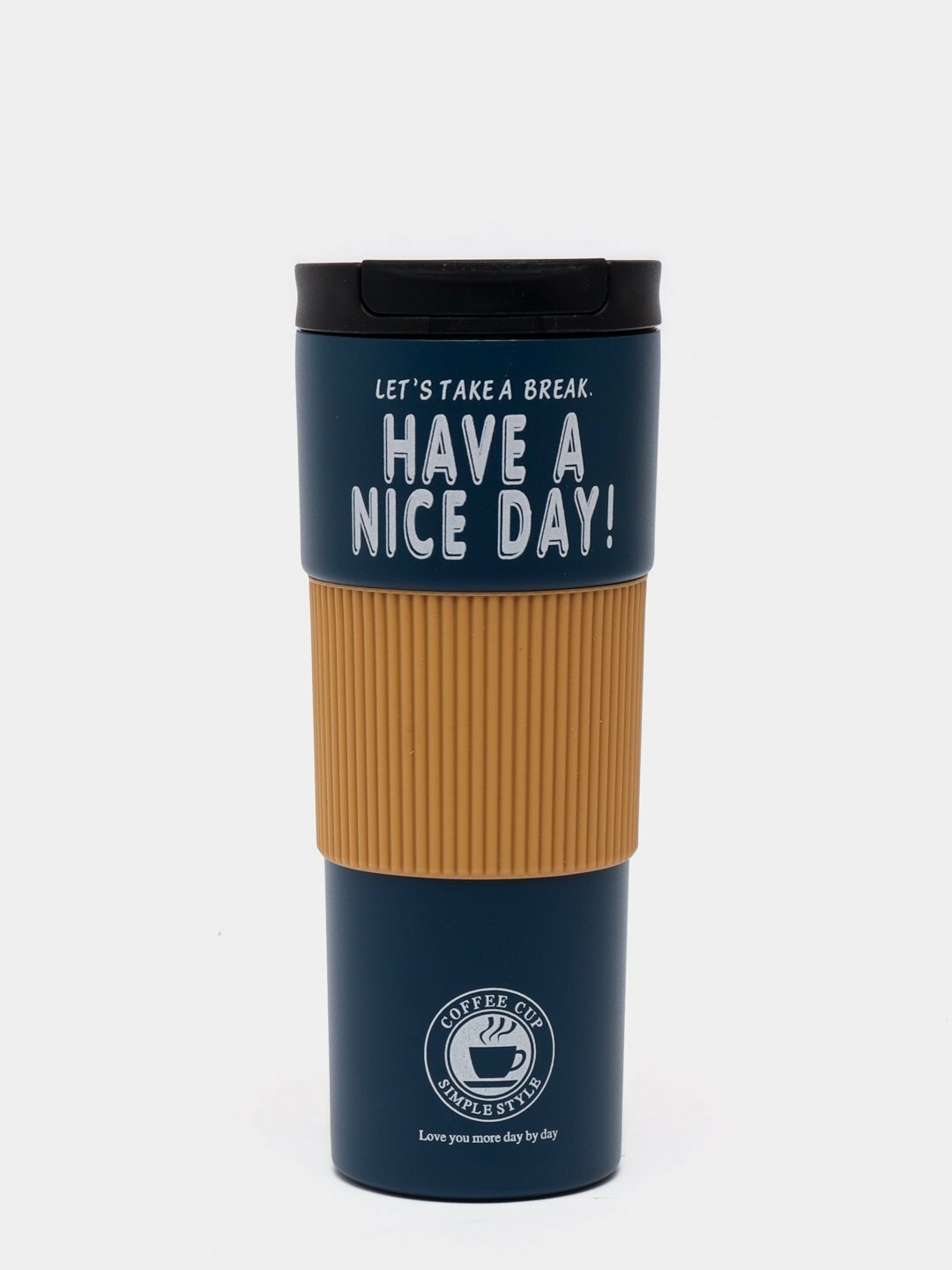 Кружка-термос из нержавеющей стали и из пластика, для чая и кофе, до 600 мл