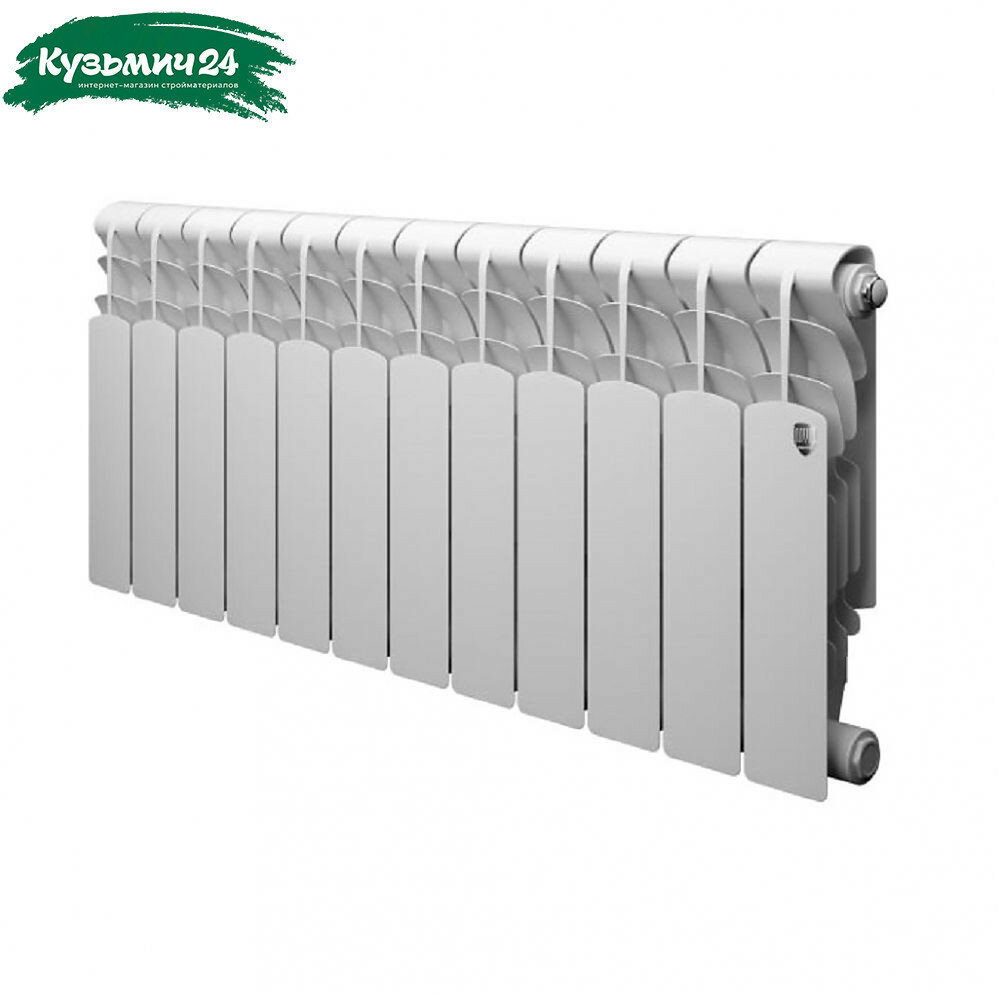 Радиатор секционный Royal Thermo Revolution 350 RAL9016 алюминий 12 секций