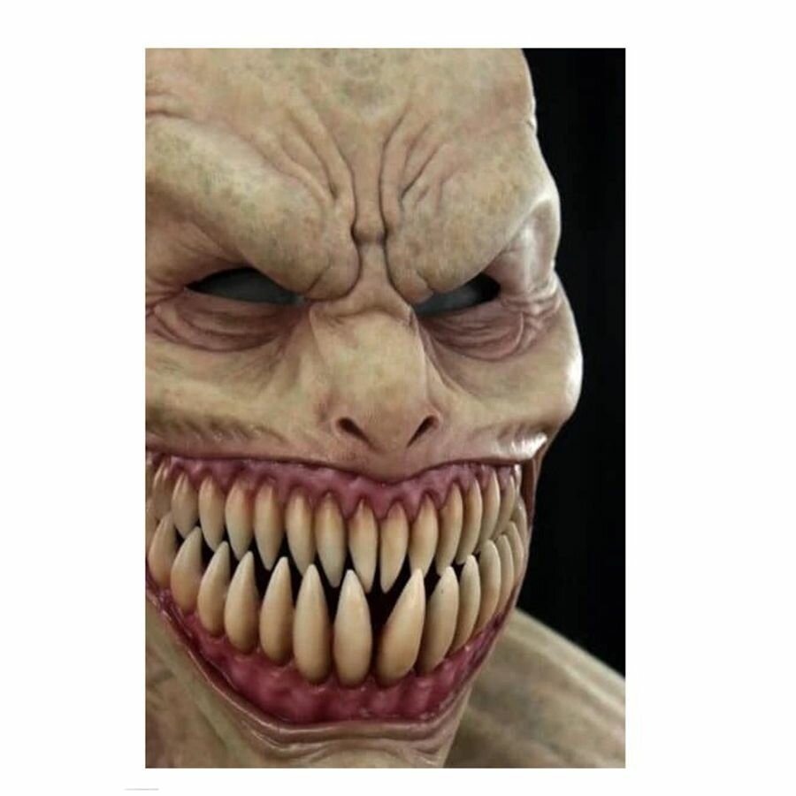 Латексная маска клоуна на всю голову