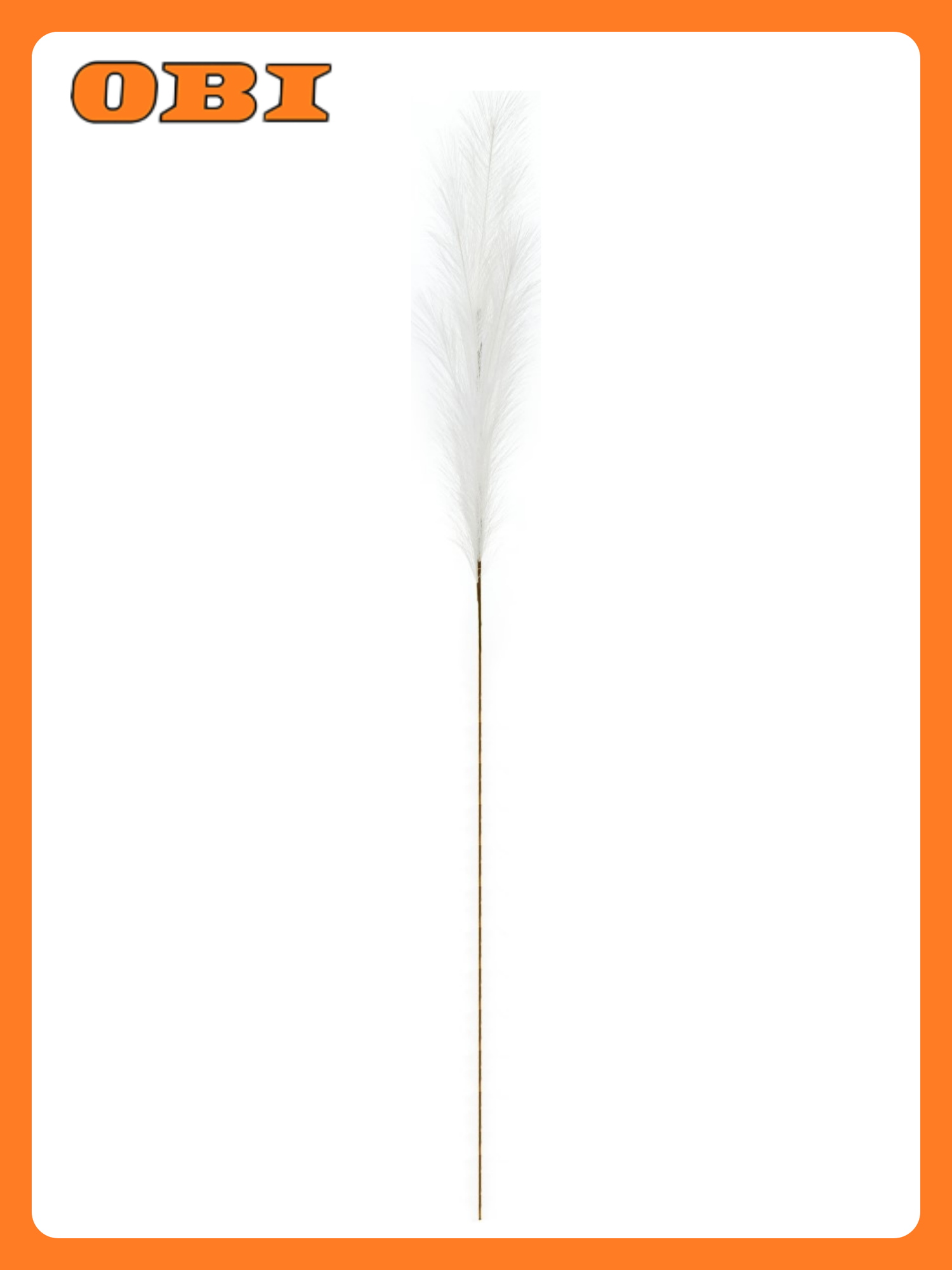 Пампасная трава 116см белый