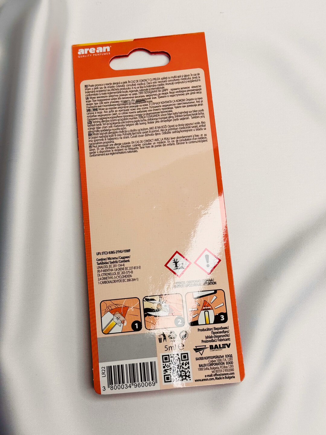 Автомобильный ароматизатор AREAN, 5 мл — фото 1