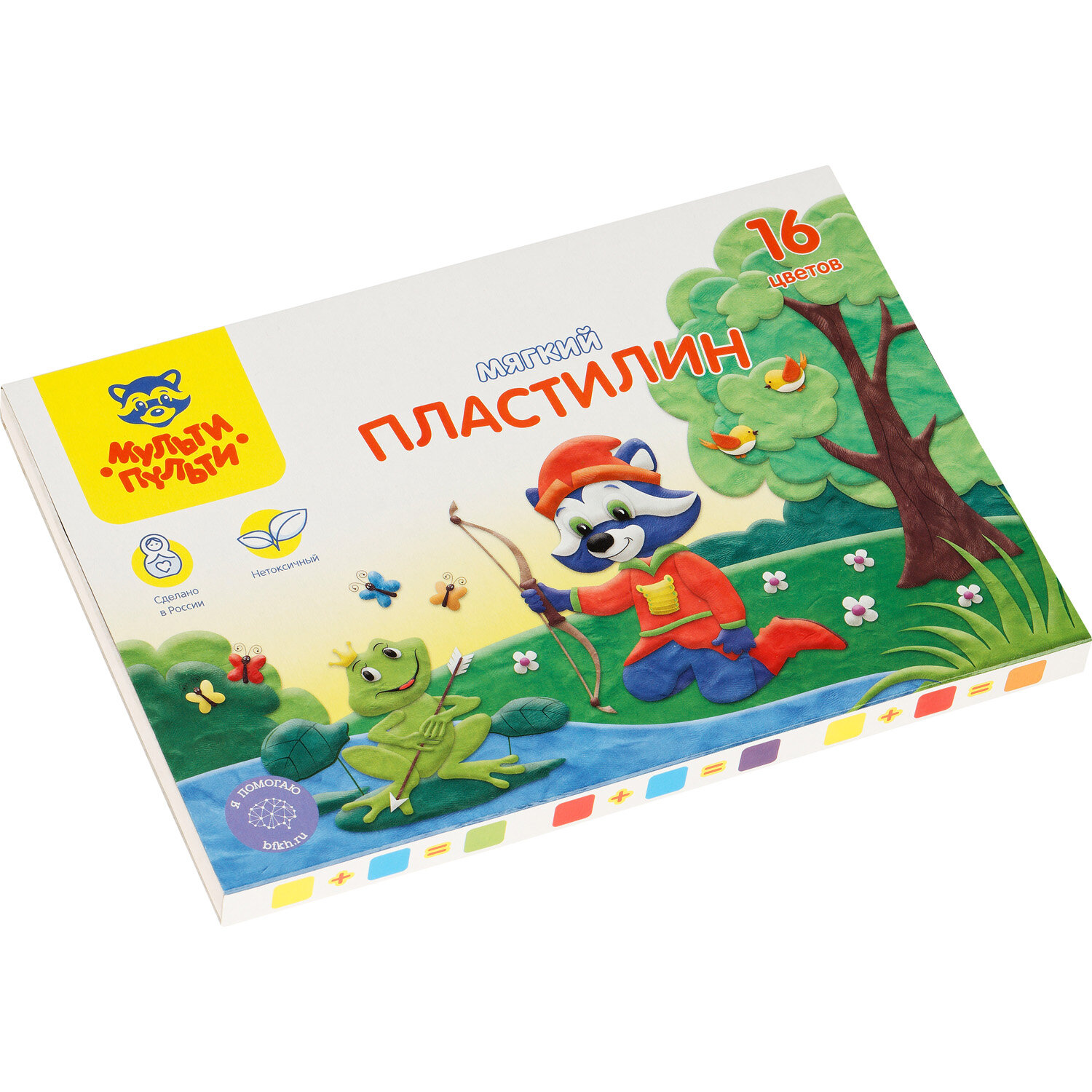 Пластилин МуЛьти-ПуЛьти 16 цв.