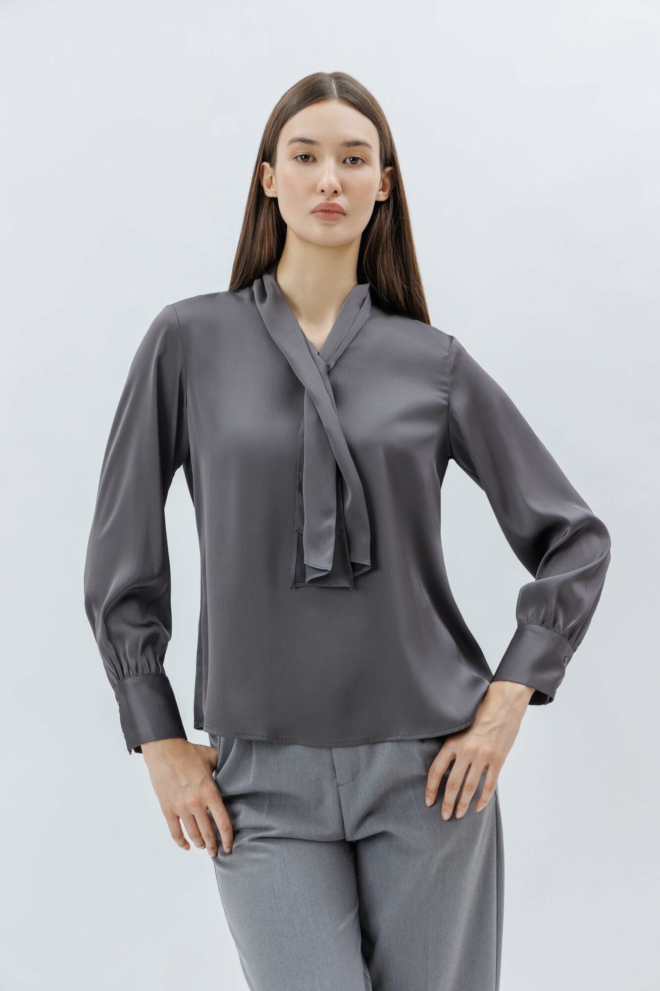 Блуза TERRA PRO, размер XS, dark grey — фото 1