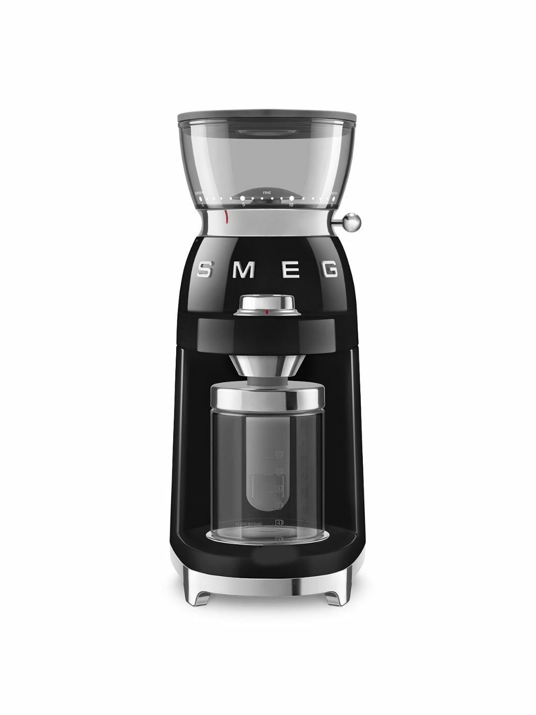 Кофемолка SMEG CGF03BLEU, пастельный чёрный