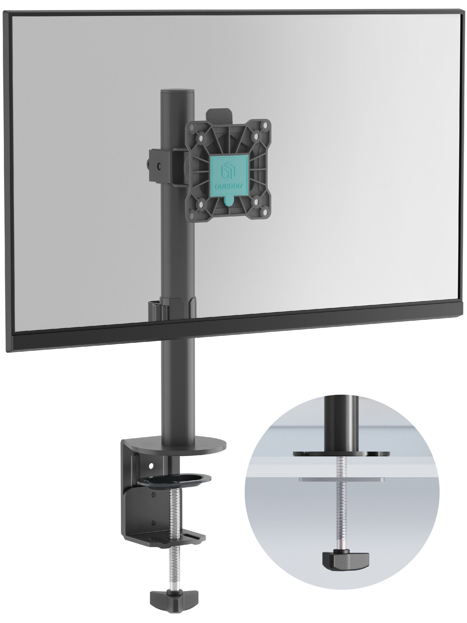 Крепление для монитора 13"- 34" ONKRON D101E на стол, до 8 кг, чёрный