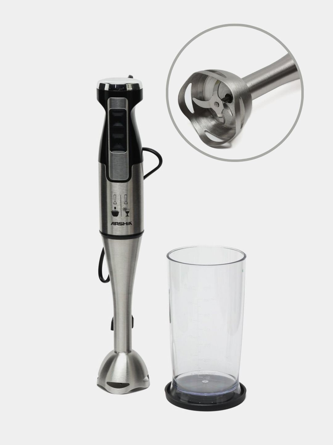 Блендер Arshia 600W Premium As 2006-8019 2 в 1 — фото 1
