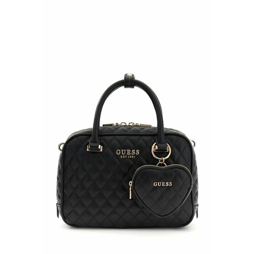 Сумка GUESS фактура стеганая черный 7661₽