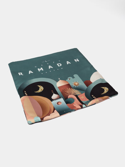 Декоративные, двусторонние наволочки Рамадан, на подушки, на молнии, размер 43 * 43 см, 1 шт