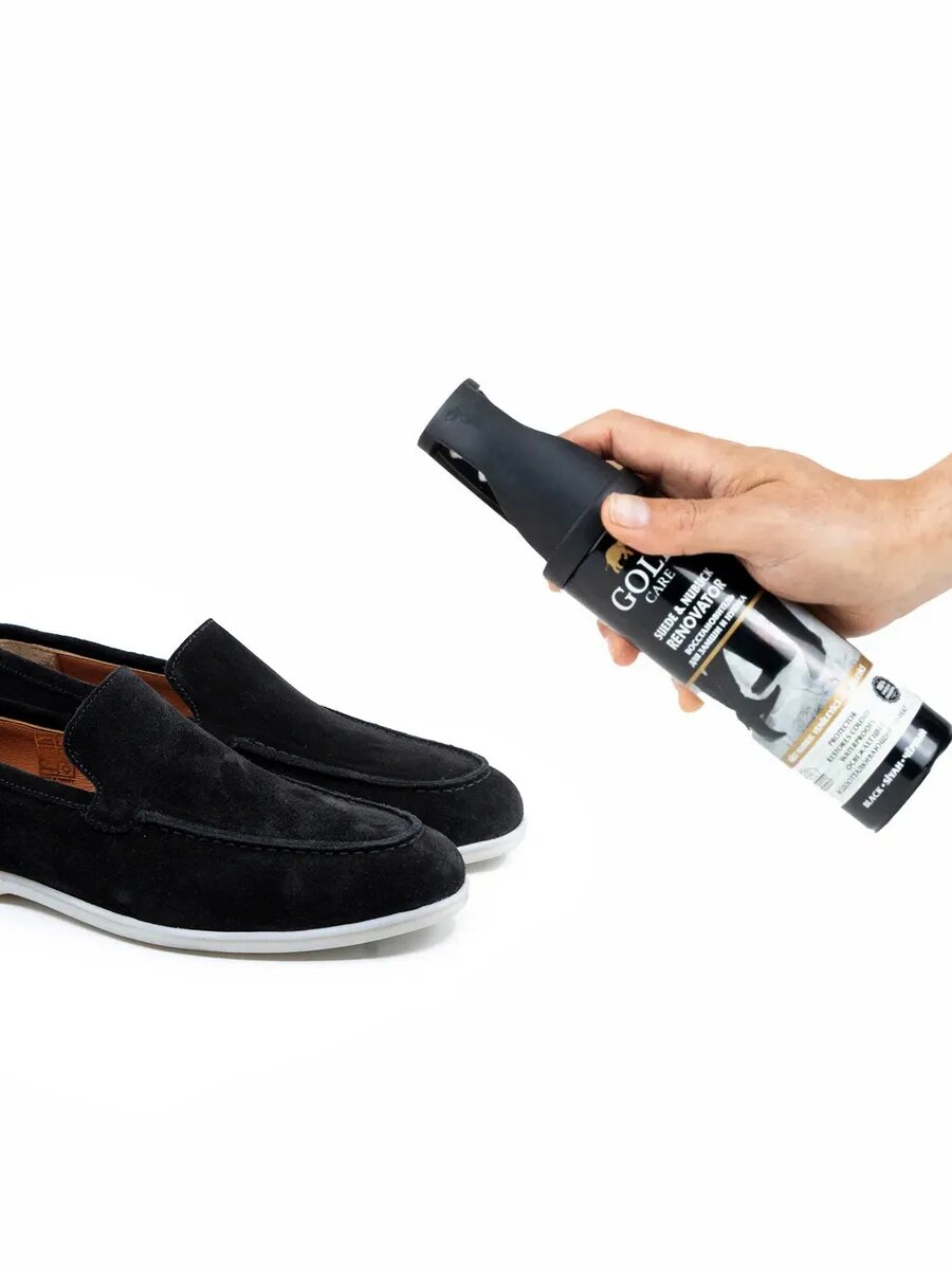 Спрей краска восстановитель для Замши и Нубка Черный